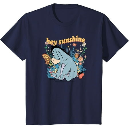 

Winnie The Pooh - Hey Sunshine Eeyore Youth T-Shirt for Boy Girl Kids Toddler Navy Color Size 4T