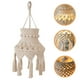 thumbnail image 5 of GOOHOCHY Tombre de lámpara macrame de tejer techo de techo ajustado de sombra colgante colgante de luz, 5 of 7