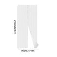 thumbnail image 4 of Cortina Puerta Con Pantalla Magnética Cierre Automático Mosquitera (80*210cm) Color Blanco, 4 of 4