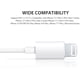 thumbnail image 5 of Auriculares Eashion Apple con certificación MFi con cable y color blanco relámpago, 5 of 8