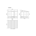 thumbnail image 3 of Gazebo Penguin Florence Add-A-Room with Metal Roof 10 ft. x 12 ft. in Sand, 3 of 9