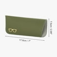 thumbnail image 4 of Unique Bargains Lychee Pattern Eyeglasses Case Portable Eyeglasses Storage Green, 4 of 5