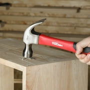 Hyper Tough 16-Ounce Claw Hammer with Fiberglass Handle