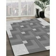 thumbnail image 2 of Ahgly Company Indoor Rectangle Patterned Silver Gray Area Rugs, 7' x 10', 2 of 6