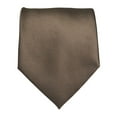 thumbnail image 2 of Mens Wedding Tie 5 PK Solid Color Business Ties 3.5" Satin Finish, 2 of 2