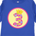 thumbnail image 4 of Inktastic Princess 3rd Birthday Girls Long Sleeve Toddler T-Shirt, 4 of 5