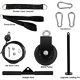 thumbnail image 3 of Fitness Pulley System For Full Body Workout, Detachable Handles & Exercise Modes, Professional Grade Components For Home Gym, Easy To Assemble Portable Lat Pulldown Biceps Curl, 3 of 5