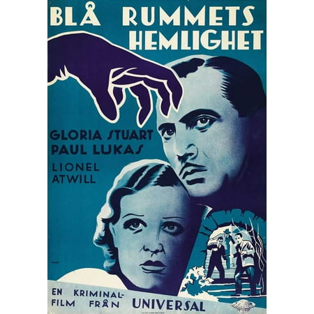 Framed Art For Your Wall Secret Of The Blue Room 1933 Laminated Movie 10x13 Frame