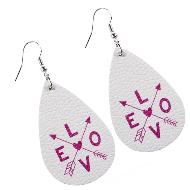 Minnieouse Pendientes Cuero Labio Oreja Cuelga En forma de corazón Joyería hueca Adornos de aretes Favores de fiesta Regalo de San Valentín Boda Ropa, zapatos y accesorios Miscelánea tipo 6 Minnieouse AP010115-06