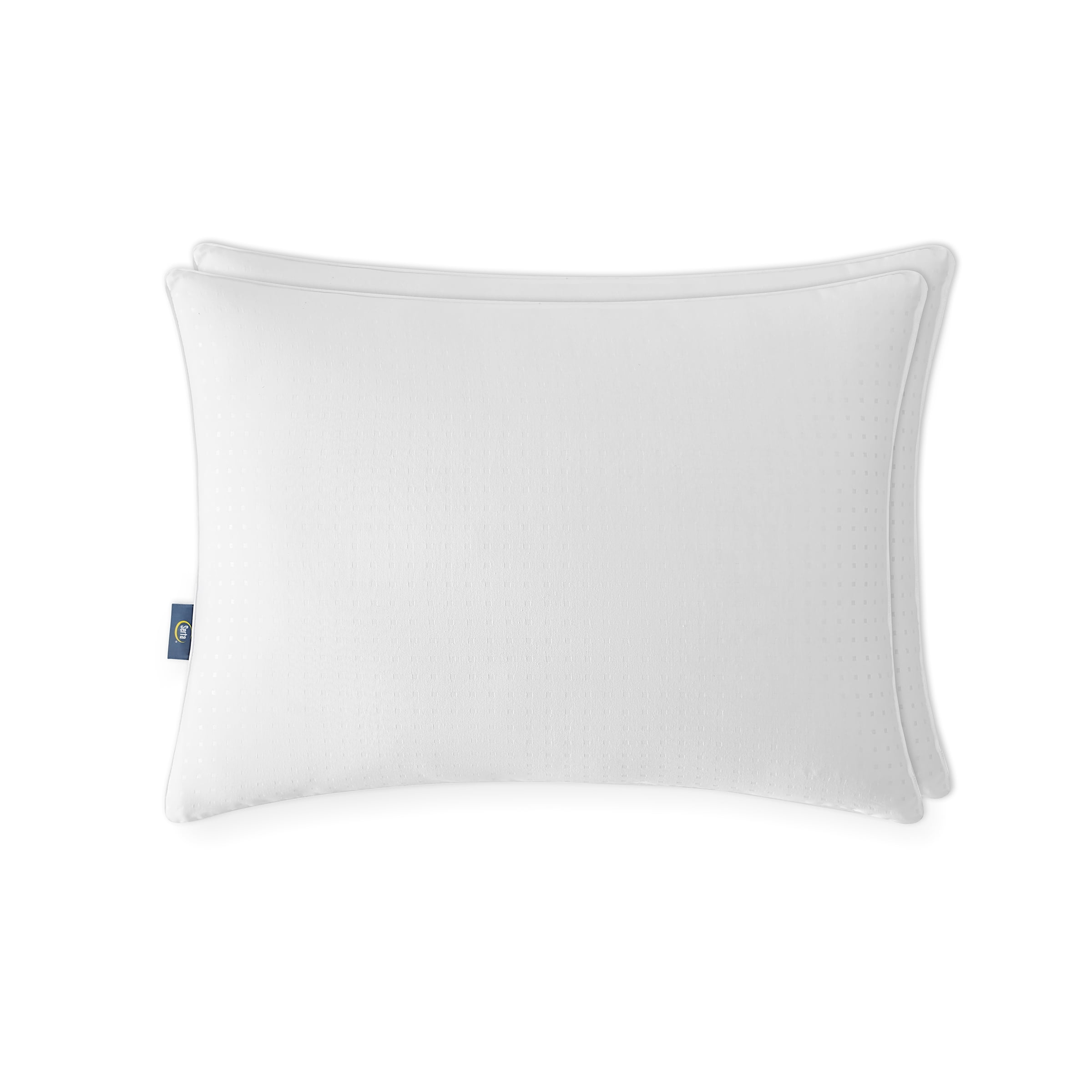 Buy Sertapedic NoGoFlat Bed Pillow, Standard/Queen, 2 Pack Online at