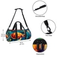 thumbnail image 5 of Turtle Versatile Soccer Bag for Yoga, Carry on, Travel, and Swim - Size 17.7 Inches, Interior Zipper Pocket, Large Capacity, 5 of 6