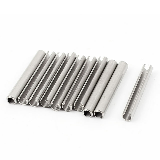 10 piezas M3 x 25 mm Clavo de tensión de resorte abierto de acero inoxidable 304