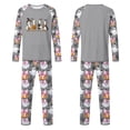 thumbnail image 4 of Halloween Family Pajamas Set Long Sleeve Crew Neck, Soft Matching Halloween Pajamas with Ghost Pumpkin Bow Print, Cute Family Halloween Pajama Set Sleepwear, 4 of 4