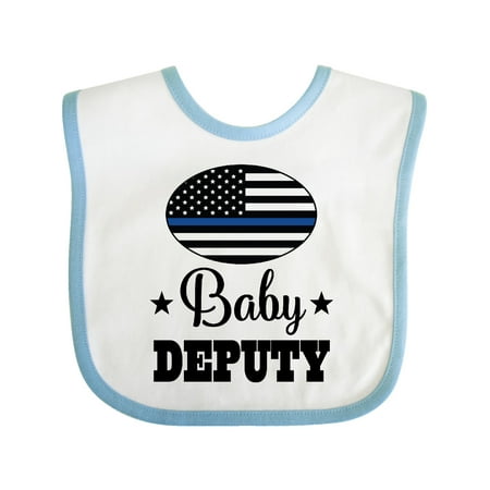 

Inktastic Police Deputy Baby Clothes Gift Baby Boy or Baby Girl Bib