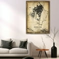 thumbnail image 5 of Cancun Vintage Map Prints Canvas, Mexico Map Art Canvas, Canvas, Cancun Map City style vintage Canvas , Canvas Wall Art, Street Map Artwork Canvas, 5 of 6