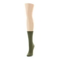 thumbnail image 2 of MeMoi Women's Neutral Ribbed Knit Essential Boot Socks - Womens - Female, One Size, Pavement, 2 of 2