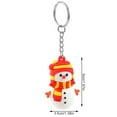 thumbnail image 3 of ziyahi Keychain Christmas Themed Silicone Pendant Key Ring Bag Decorative Attachment Alloy Keychain, Type 7, 3 of 8