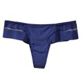 thumbnail image 4 of GHSOHS Womens Underwear Panties Tummy Control Panties for Women Plus Size Cotton Underwear Flroal Lace Hollow out No Show Panties Thongs Breathable Briefs Underpants Hipster Bikini Briefs Blue T,XL, 4 of 4