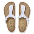 thumbnail image 5 of BIRKENSTOCK GIZEH FLEX PLATFORM VEGAN BIRKO-FLOR Sandals White, 5 of 9