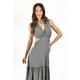 thumbnail image 5 of Vestido largo espalda descubierta Roman Fashion /Juvenil, 9105 (Gris) gris UNITALLA, 5 of 6