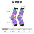 thumbnail image 3 of Honeii Disco Roller Skates Print Adult Socks,Crew Socks,Casual Calf Socks,Daily Wear Socks for Men & Women, Perfect for Sports, Casual and Everyday Use, 3 of 6