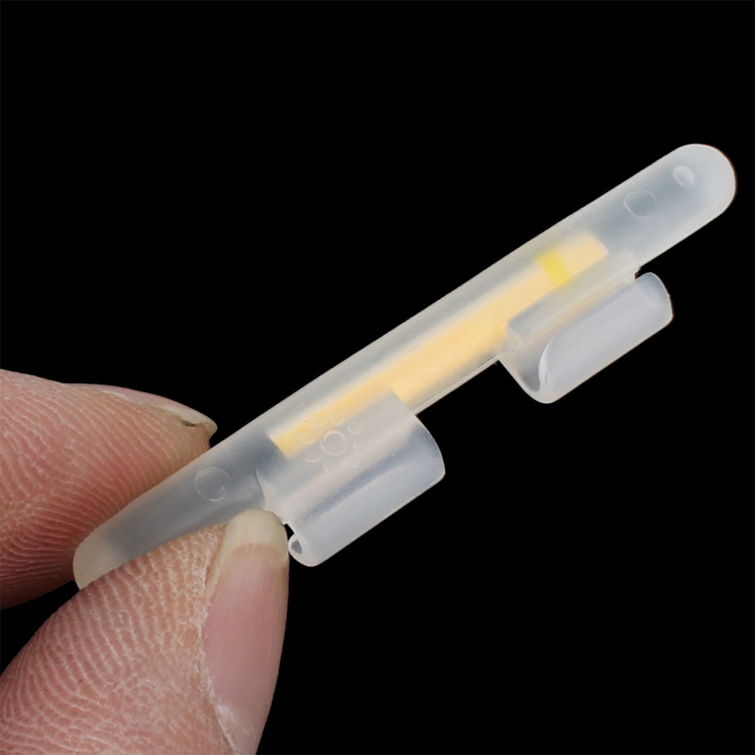 Night Fishing Plastic Fluorescent Rod Tip Clipon Float Glow Light
