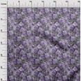 thumbnail image 3 of oneOone Velvet Lime Green Fabric Abstract Floral Sewing Material Print Fabric By The Yard 58 Inch Wide, 3 of 5