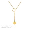 thumbnail image 2 of Personalized Love Necklace Clavicle Chain Heart Necklace Jewelry Necklaces, 2 of 8
