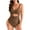 Khaki, variant on BUIgtTklOP Women's One Piece Swimsuits Tummy Control Cutout High Waisted Bathing Suit Wrap Tie Back 1 Piece Swimsuit
