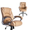 thumbnail image 1 of ZFC Collections JAMIAN Adjustable Home Office Desk Chair (Brown), 1 of 11