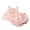 Pink, variant on mgoYE Toddler Kids Girl Summer 2Pcs Clothes 12 18 24 Month 2T 3T 4T Kids Summer Funny Letter Outfits Shirt Short Sets Size 7-8 Years