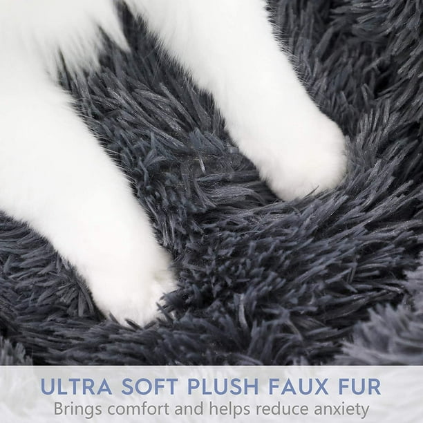 Acheter Chenil rond Ultra doux et chaud en forme de pattes, rempli de coton  PP, pour petits chiens, antidérapant, amovible, lavable, sommeil réparateur  pour chats