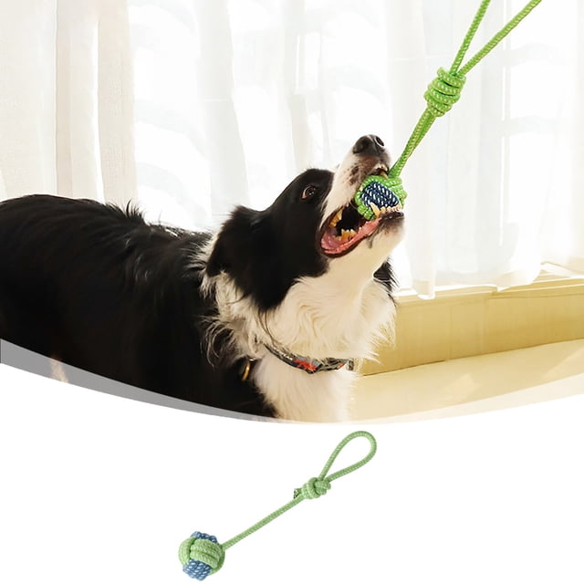 Durable Rope Dog Toy for Interactive Play and Puppy Teething Training with Tough