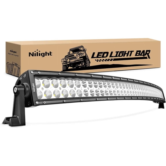 LED Light Bar Nilight 42Inch 240W Curved LED Work Light Spot Flood Combo LED Lights Led Bar Driving Fog Lights Jeep Off Road Lights