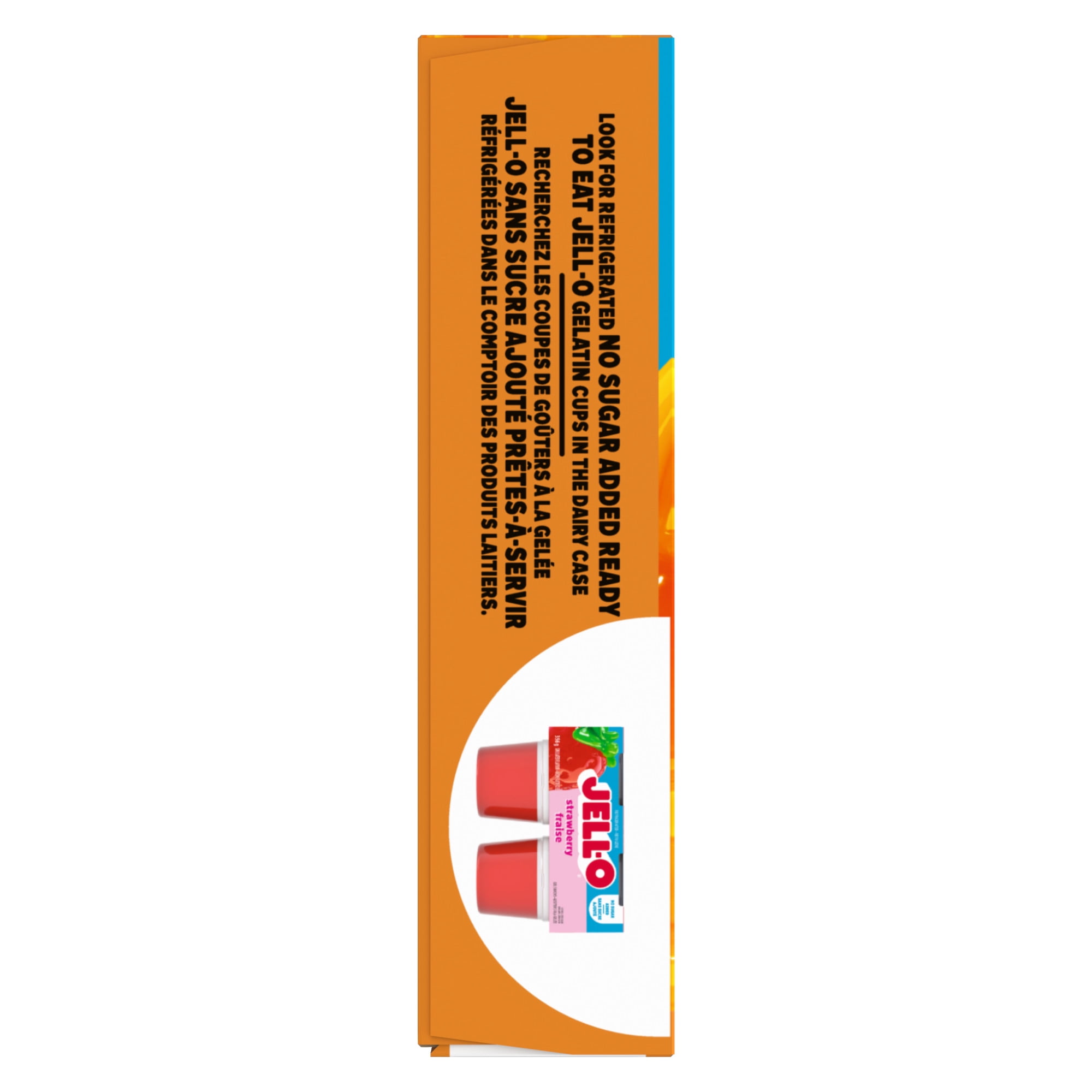 Mélange De Poudre Pour Gelée Orange, Sans Sucre Ajouté, Boîte De 10, 2 G