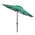 thumbnail image 6 of Safavieh PAT8007A Collection Athens Inside Out 98.82 in Green Geometric Round Tilting, UV Resistant, 6 of 6