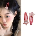 thumbnail image 2 of Children Hairpins Hair Clip Glittering Star Shape for Kid Stage Wear Adorkable 2000s Girls Headdress Sparkling, 2 of 8