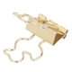thumbnail image 5 of Clip De Papelería De Animales - Clip De Papelería De 100 Uds, Clip De Rotafolio Hueco De Metal, Clip De Rotafolio De Metal Con Forma De Animal Lindo Dorado(Duck), 5 of 5