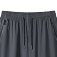 thumbnail image 5 of Crunowin Boys Summer Shorts Breathable Ice Silk Quick-Dry Sporty Outdoor Shorts Gray Size 10, 5 of 6