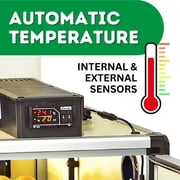 CT180SH Egg Incubator with Automatic Egg Turning & Perfect Humidity Controls, Set & Forget Design, Cabinet Incubators for Hatching Eggs, Incubate and Hatch 180 Chicken Eggs | Hatching Time