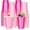 Light Pink & Hot Pink, variant on 100 Pack 16 OZ Pastel Rainbow Plastic Cups in Pink Orange Blue Purple & Green, Disposable Assorted Colors Drinking Cup for Easter Party Birthday Graduation Wedding Gatherings Picnic Supplies