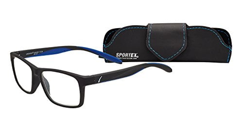 Select-A-Vision mens Sportex Ar4163 Blue Reading Glasses, Blue, 29 mm US