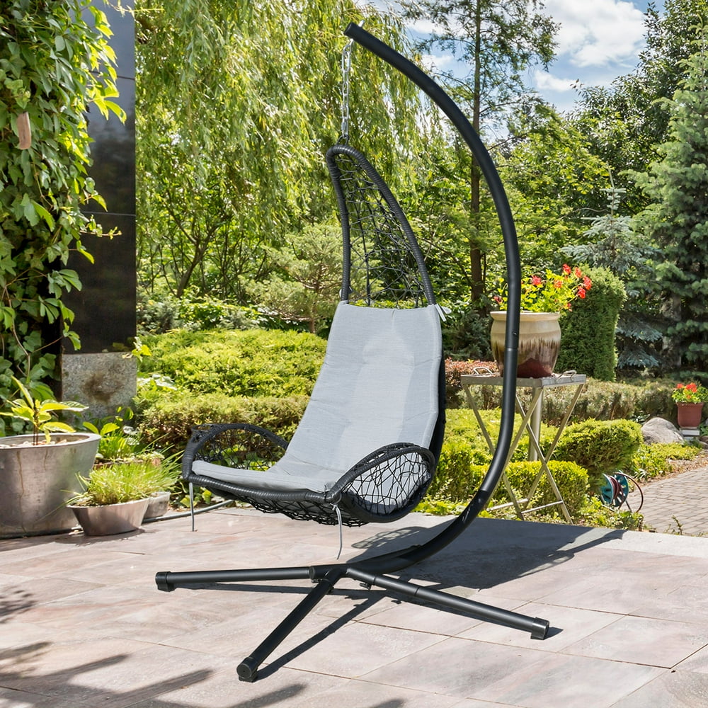 garden hanging chair with stand