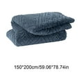 thumbnail image 3 of Manta De Tafetán Reversible De Forro Polar Grueso, 150 X 200 Cm, 680 G, Ultrasuave Y Cálida, Resistente Al Pilling Y Lavable a Máquina, Para Siestas En La Oficina.,Vsgery, 3 of 6