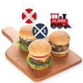 thumbnail image 3 of Big Dot of Happiness Railroad Party Crossing - Dessert Cupcake Toppers - Steam Train Birthday Party or Baby Shower Clear Treat Picks - Set of 24, 3 of 8