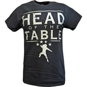 Roman Reigns Head of the Table Mens Black T-shirt XL