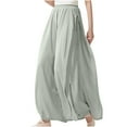 thumbnail image 2 of Utoimkio Women's Wide Leg Flowy Pants Summer Casual Loose High Waisted Lounge Pants for Women, 2 of 6