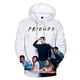 thumbnail image 5 of Sudadera con capucha con estampado 3D de Friends para hombre y mujer, estilo informal, de gran tamaño, ropa de calle popular, 5 of 5