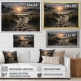 thumbnail image 4 of Designart "Footprints In Beach Photo I" Nautical & Beach Wall Art Print, 4 of 5