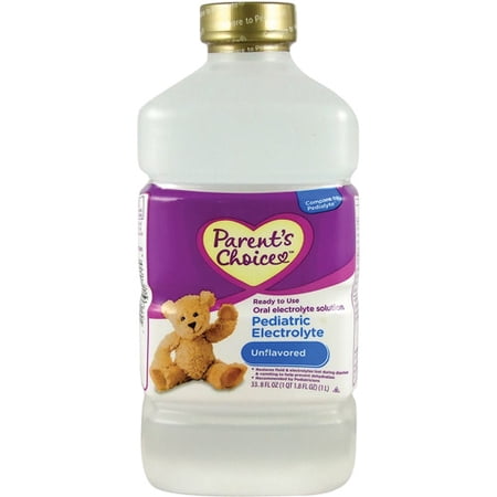 Parent's Choice Unflavored Pediatric Electrolyte, 33.8 Fl. Oz.